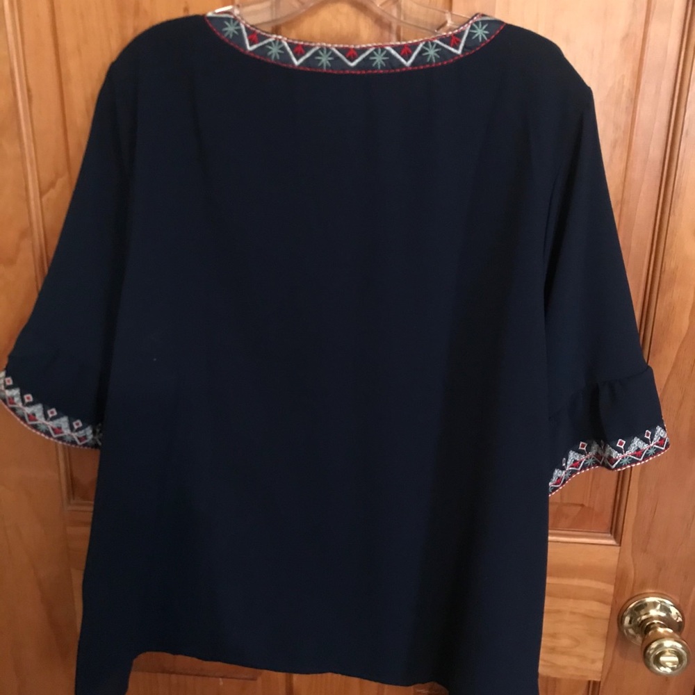 Boho embroidered blouse xl - Picture 4 of 7